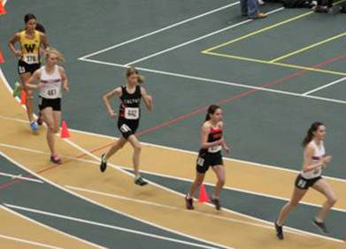 Rebecca in the 1500m