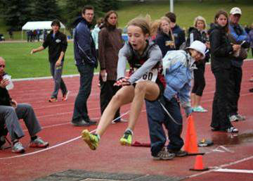 Jasper in the long jump – 1st in the province               