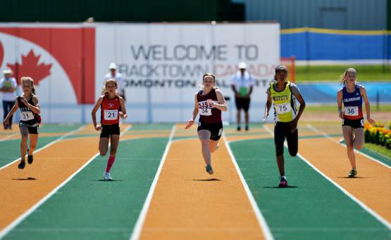 Penny in the EITC invitational 100m