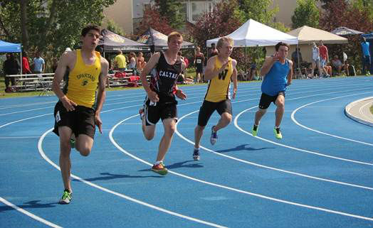 Levi in the 200m