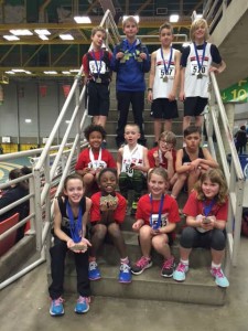 Sprint Medley Medalists - AB Indoor 2016